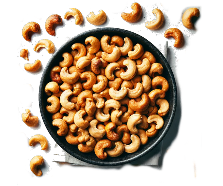 Solené a pečené kešu oriešky
(cena za kilo)