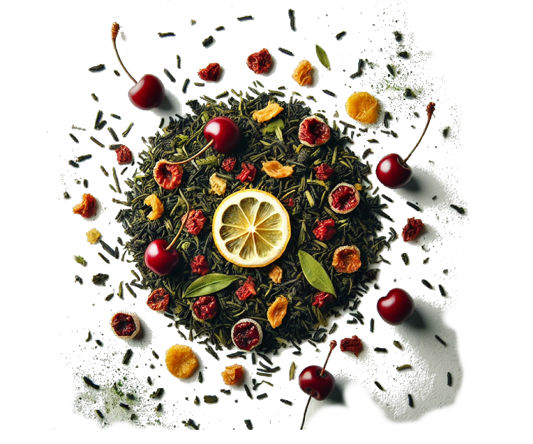 Zelený čaj s čerešňou a citrónom
(cena za kilo)