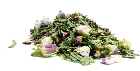 Zelený čaj s ružami 
  (cena za kilo)