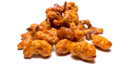 Karamelizované kešu s vanilkovou príchuťou 
  (cena za kilo)